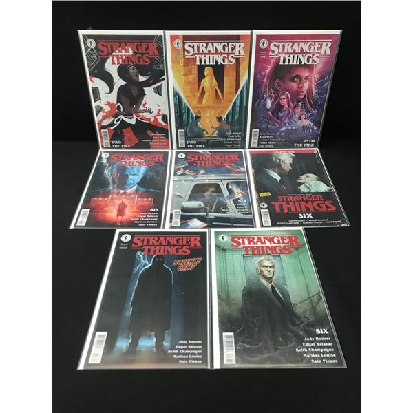 LOT OF 8 STRANGER THINGS COMICS - DARK HORSE COMICS