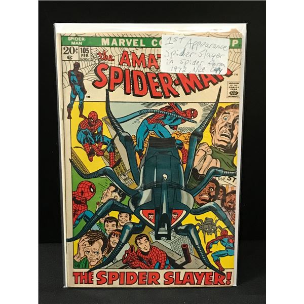 THE AMAZING SPIDERMAN #105 (1972) 1ST APP SPIDER SLAYER - MARVEL COMICS