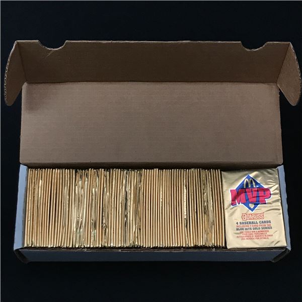 BOX OF DONRUSS BASEBALL TRADING CARDS