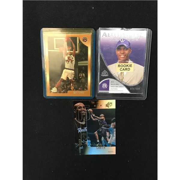 LOT OF 3 BASKETBALL TRADING CARDS