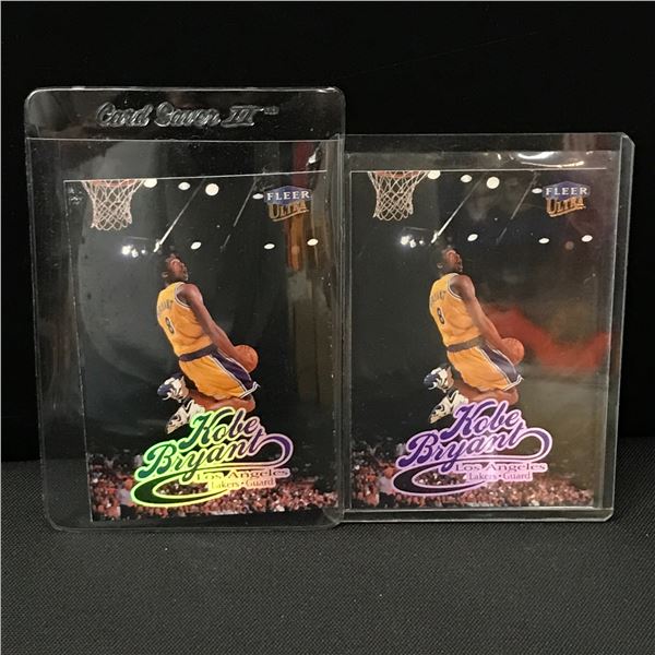 LOT OF 2 FLEER ULTRA KOBE BRYANT TRADING CARDS