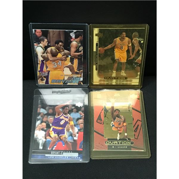 LOT OF 4 KOBE BRYANT TRADING CARDS