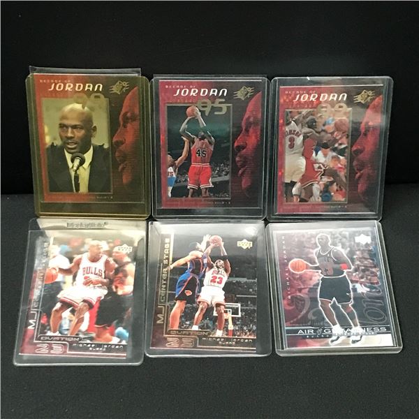 LOT OF 6 MICHAEL JORDAN TRADING CARDS