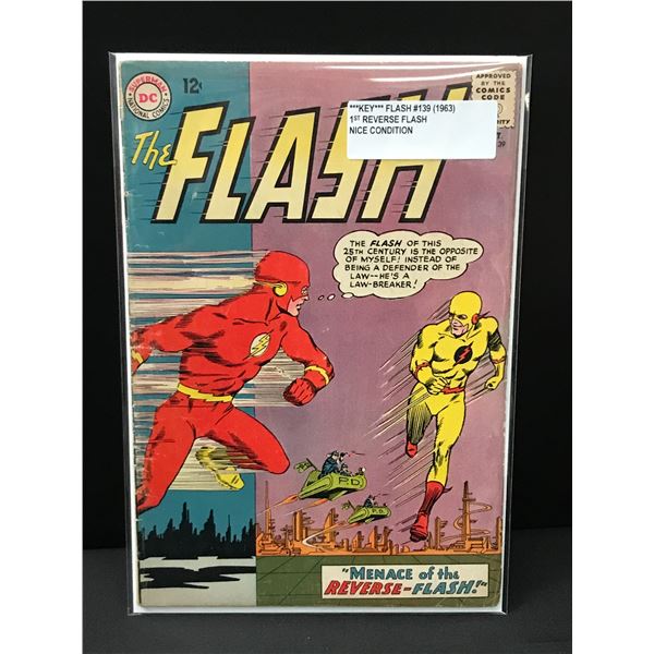 THE FLASH #139 (1963) 1ST APP REVERSE FLASH - DC COMICS