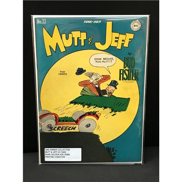 MUTT & JEFF #22 (1945) ONE OWNER COLLECTION - AN ALL AMERICAN PUBLICATION
