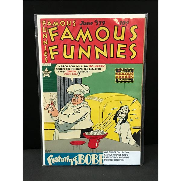FAMOUS FUNNIES #179 (1940'S) ONE OWNER COLLECTION