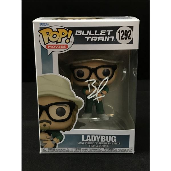 BRAD PITT SIGNED BULLET TRAIN LADYBUG FUNKO POP - KB COA