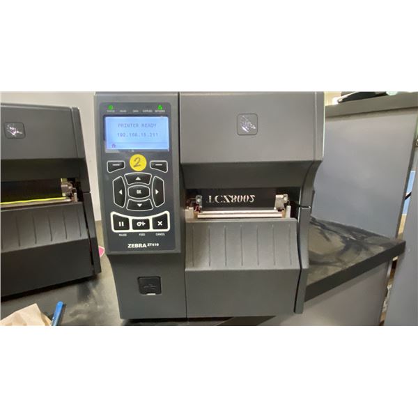 ZEBRA MODEL ZT410 LABEL PRINTER