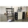 Image 3 : METAL SHELF RACKING UNIT AND 4 METAL FILING CABINETS