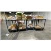Image 1 : GROUP OF (4) MOBILE METAL SHOP CARTS