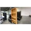 Image 1 : 6 PCS. OF ASSORTED OFFICE FURNITURE - 2 DESKS AND 4 SHELVING UNITS