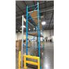 Image 5 : BLUE PALLET RACKING - (5) 16FT X 3 1/2FT UPRIGHTS 3 1/4" X 2" WITH 6" X 8" X 3/8" THICK