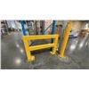 Image 1 : GROUP OF (7) ASSORTED METAL SAFETY BARRIERS (YELLOW)