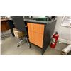 Image 3 : LARGE GROUP OF OFFICE FURNITURE - DESKS, FILING CABINETS, OFFICE CHAIRS RECEPTION COUNTER,