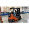 Image 3 : TOYOTA 8FGCU25 SIT DOWN COUNTERBALANCE, PROPANE FORKLIFT, 48" STANDARD FORKS, SER #40740,