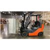 Image 2 : 2006 TOYOTA 8FGCU25 SIT DOWN COUNTERBALANCE, PROPANE, 10 CLAMP FORKLIFT, SERIAL #92848