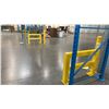 Image 1 : GROUP OF (7) ASSORTED METAL SAFETY BARRIERS (YELLOW)