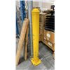 Image 4 : GROUP OF (7) ASSORTED METAL SAFETY BARRIERS (YELLOW)
