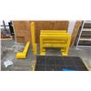 Image 1 : GROUP OF (7) ASSORTED METAL SAFETY BARRIERS (YELLOW) AND (2)
