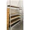 Image 2 : 2 EZ-RECT GREY METAL SHELVE RACKING UNITS