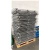 Image 3 : BLUE PALLET RACKING - (6) 22FT X 3 1/2FT UPRIGHTS 4" X 2 3/4" WITH 6" X 8" X 3/8" THICK
