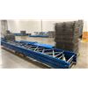 Image 2 : BLUE PALLET RACKING - (6) 22FT X 3 1/2FT UPRIGHTS 4" X 2 3/4" WITH 6" X 8" X 3/8" THICK