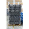 Image 4 : BLUE PALLET RACKING - (6) 22FT X 3 1/2FT UPRIGHTS 4" X 2 3/4" WITH 6" X 8" X 3/8" THICK