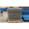Image 3 : BLUE PALLET RACKING - (6) 22FT X 3 1/2FT UPRIGHTS 4" X 2 3/4" WITH 6" X 8" X 3/8" THICK