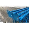 Image 4 : BLUE PALLET RACKING - (6) 16FT X 3 1/2FT UPRIGHTS 3 1/4" X 2" WITH 6" X 8" X 3/8" THICK
