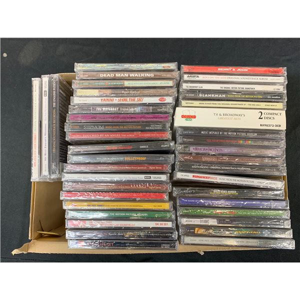 Lot of 41 SEALED CDs Mostly Motion Picture Soundtracks OST