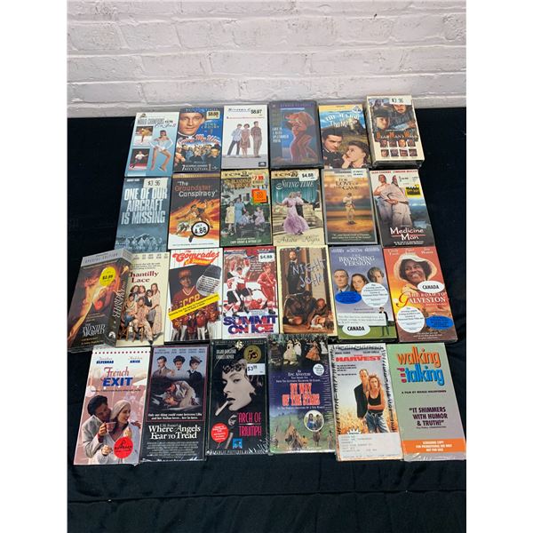 Approx 25 SEALED VHS Movies