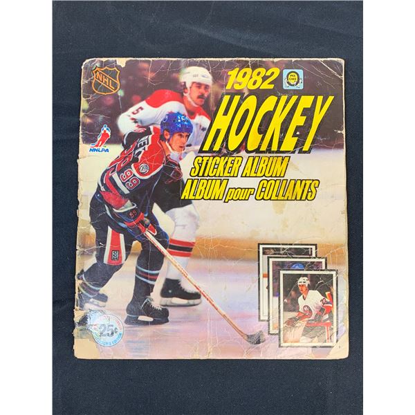 1982 OPC Hockey Sticker Album Complete