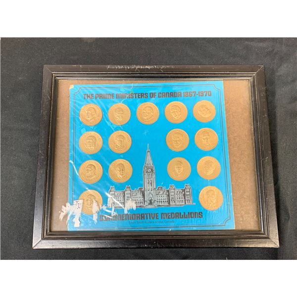 The Prime Ministers of Canada 1867-1970 Commemorative Medallions