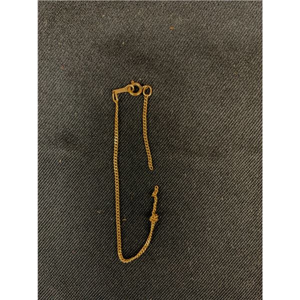 Gold Chain Stamped 417 *broken* 1.6grams