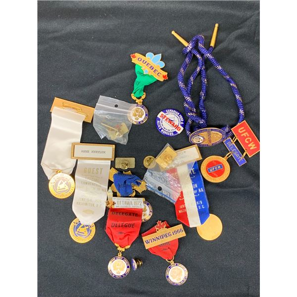 Lot of UFCW Convention Pins