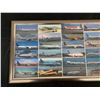 Image 2 : Framed 38" x 14" Airplane Photos Mostly Canadian / American