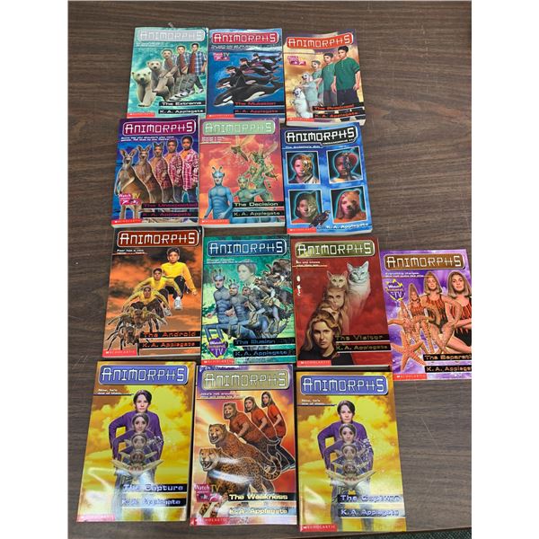 13 Animorphs 1990s 1st Edition K. A. Applegate Books
