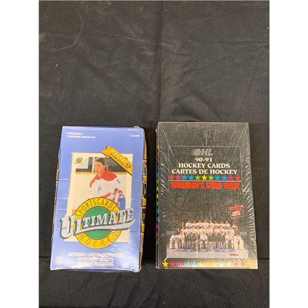 2 Sportscards Ultimate and 90-91 Hockey Cards SEALED