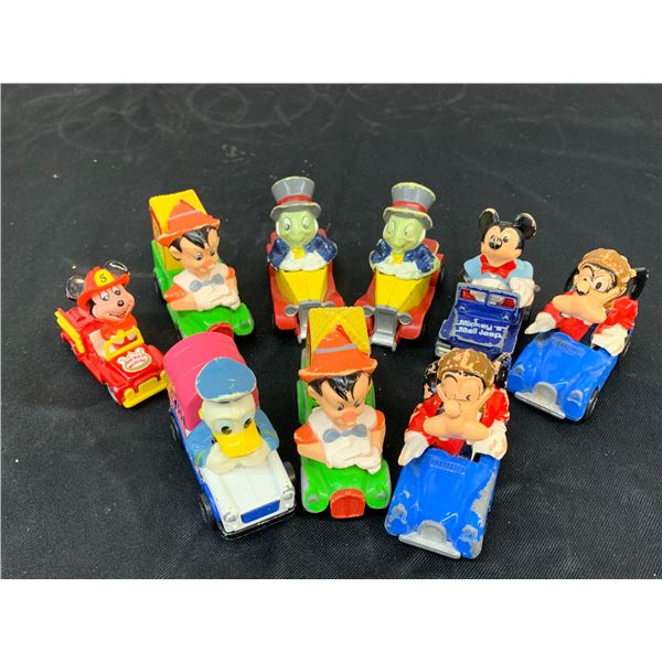 Lot of 9 Matchbox 1979 Disney Toy Cars