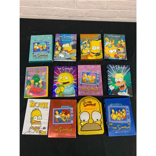 Lot of 12 The Simpsons DVD Box Sets