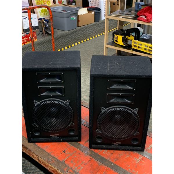 Acoustic Response M-1220 Studio Monitor Professional Loud Speakers (untested)