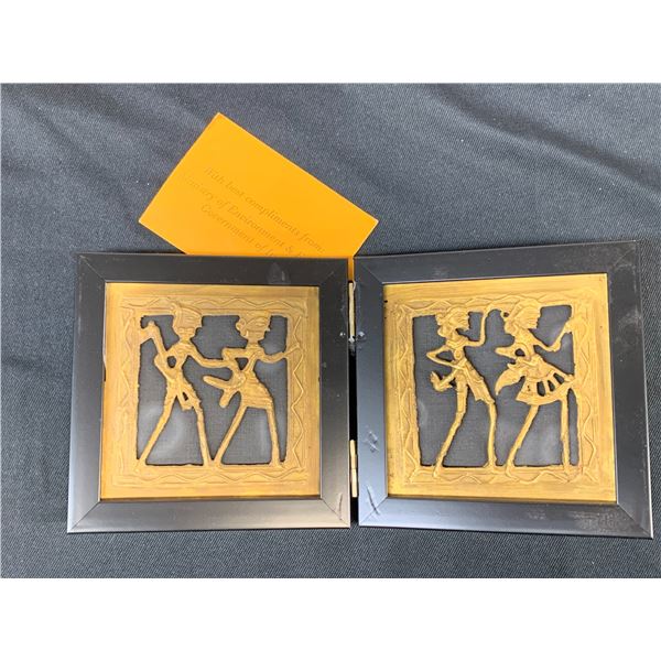 Government of India Brass Framed Ornamental Decoration