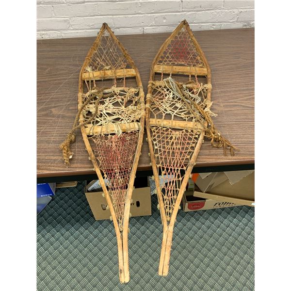Vintage Antique Showshoes 50" x 11"