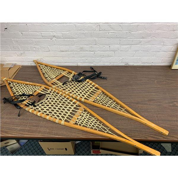 Vintage Ojibwe 12" x 60" Snow Shoes