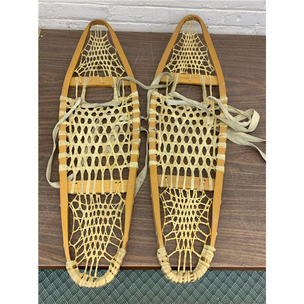 Vintage 36" x 10" Snow Shoes