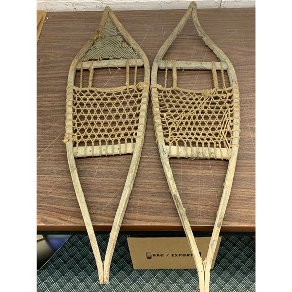 Vintage Antique 36" x 10" Snow Shoes