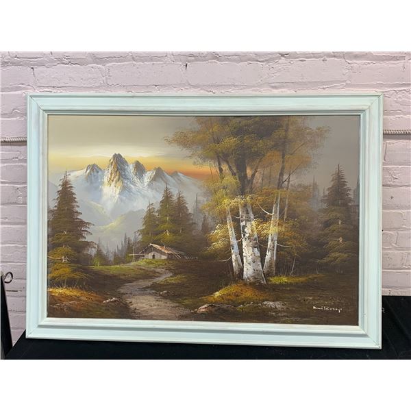 41" x 28" Original Artist Signed Landscape Painting