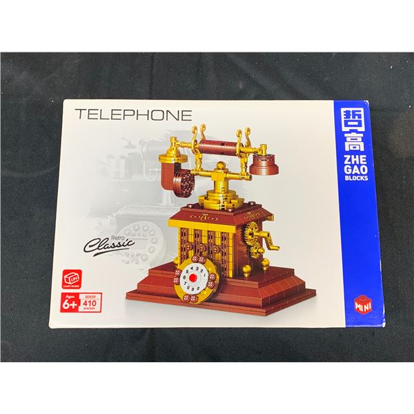 ZHE GAO Building Bricks LEGO Style Box Set Vintage Telephone