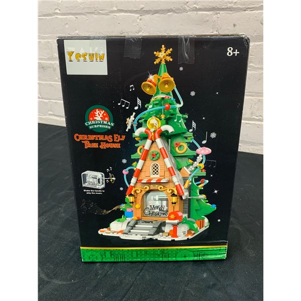 Yeshin Christmas Tree Brick Building LEGO Style Box Set