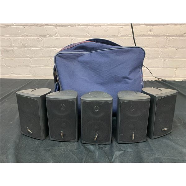 4 Corner Surround Sound Home Theatre Speakers